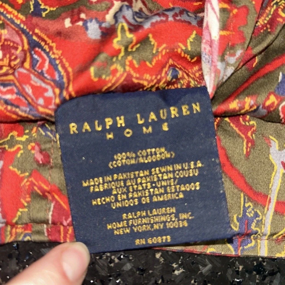 Ralph Lauren Galahad Lot Of 2 27x27 Accent Sham Pillow Cover Square Decorative